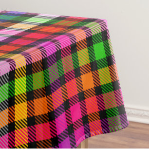 Mantel Diseño de Cuadro Escocés de Cuadros de Twill Color