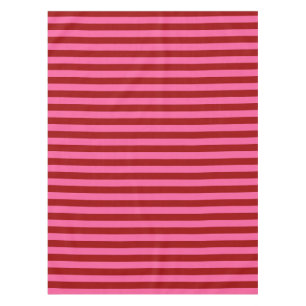 Mantel Diseño de franjas rosadas rojas maroon