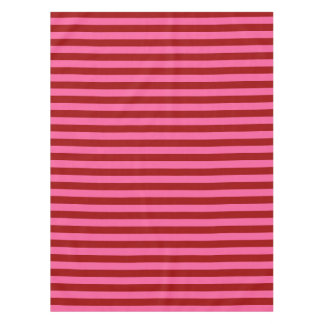 Mantel Diseño de franjas rosadas rojas maroon