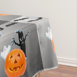 Mantel Diseño de Halloween de murciélagos de calabaza fan