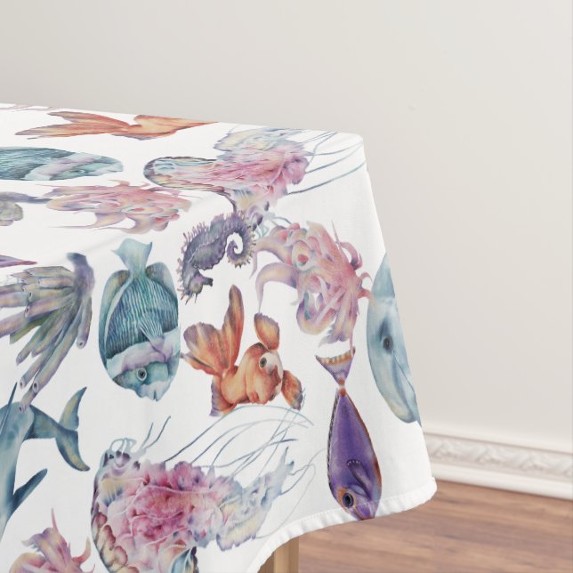 Mantel Diseño de la serie de composición de acuarela subm (In Situ)