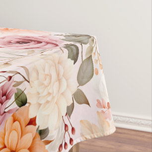 Mantel Diseño de la serie floral otoño 2