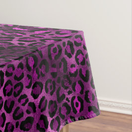 Mantel Diseño de la serie Leopardo púrpura y dorado 3