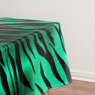 Mantel Diseño de la serie Safari Esmeralda y Oro 10