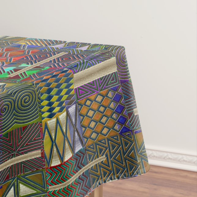 Mantel Diseño de parches de estilo africano (In Situ)