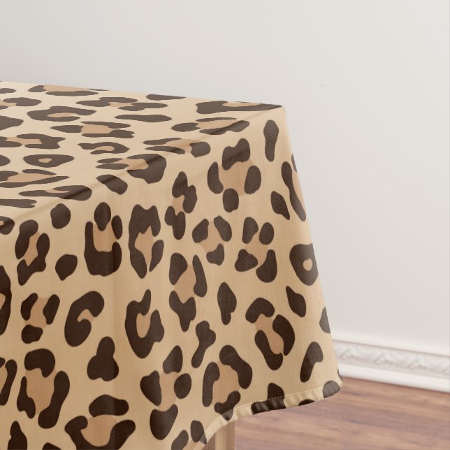 Mantel diseño de patrón de estampado de leopardo exótico (In Situ)