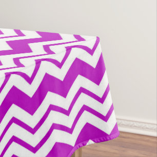 Mantel Diseño de patrón en zigzag de chevron blanco morad