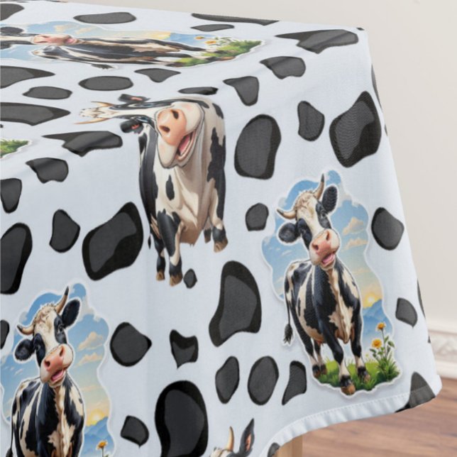 Mantel Diseño de patrones de animales de vaca (Subido por el creador)