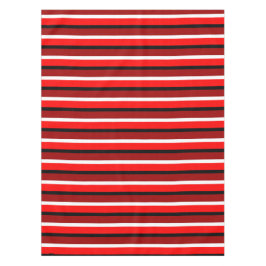 Mantel Diseño de patrones de franjas rojas rojas y maroon