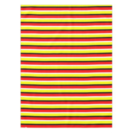 Mantel Diseño de patrones de rayas rojas amarillas
