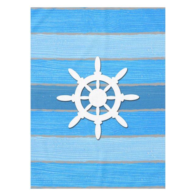 Mantel Diseño de temática náutica (Anverso)
