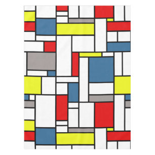 Mantel Diseño del estilo de Mondrian