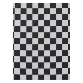 Mantel Diseño del patrón Ash Gray Gray Checker