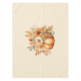 Mantel Diseño floral de calabaza acuática -