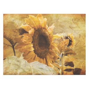 Mantel Diseño floral de Sunflower Yellow Beautiful Count