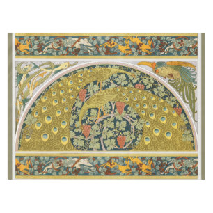 Mantel Diseño intrincado de estilo Art Nouveau pavo