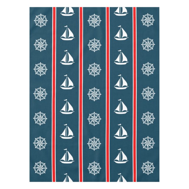 Mantel Diseño náutico (Anverso)