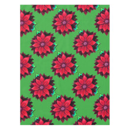 Mantel Diseño ROJO CLÁSICO del POINSETTIA
