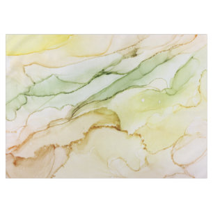 Mantel Diversión Resumen Pastel Pestaña Beige Verde