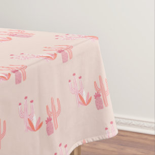 Mantel Divertido Cumpleaños Uno Llama Adorable Rosa