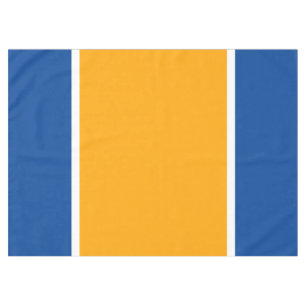Mantel Divertido Deportivo Naranja Brillante Azul Real Ra