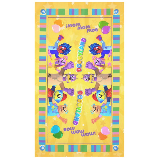 Mantel Doggyland Tablecloth (Anverso)