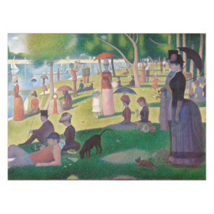 Mantel Domingo en la pintura de La Grande Jatte Seurat