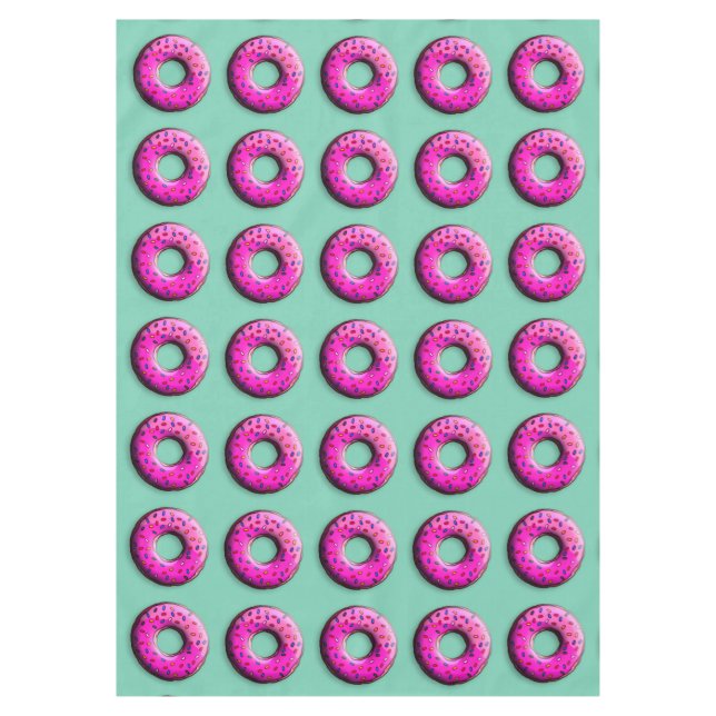 Mantel Dona rosa con sprinkles coloridos + tus ideas (Anverso)