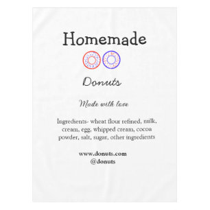 Mantel Donuts caseros hechos con amor agregar sitio web d
