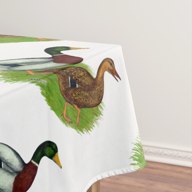 Mantel Drake mallard y pato (In Situ)