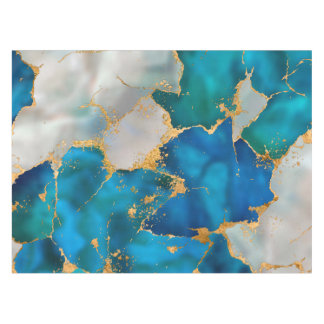 Mantel Dreamy Blue, Teal, pearl and Gold