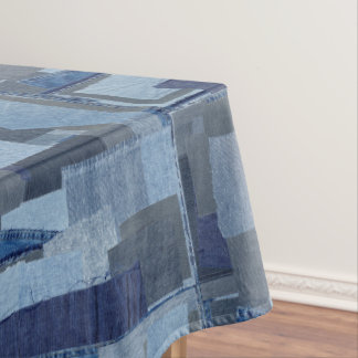 Mantel Dril de algodón azul Shibori del remiendo de Boro