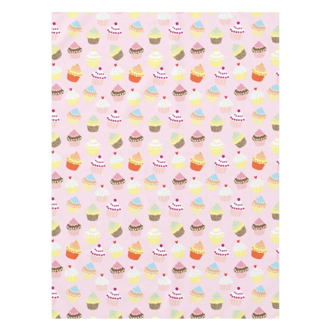 Mantel dulce colorido del modelo de las magdalenas (Anverso)