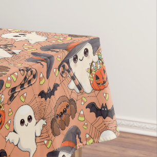 Mantel Dulce Fantasma de Halloween en Estilo Kawaii
