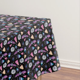 Mantel Dulce Halloween golpea arañas y maíz dulce sobre n