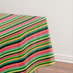 Mantel Dulces franjas coloridas