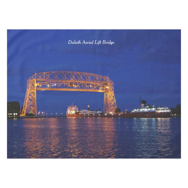 Mantel Duluth Aerial Lift Bridge y John G. Munson (Frente (Horizontal))