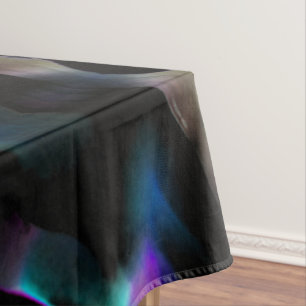 Mantel Dunas digitales de color azul oscuro predominante