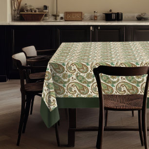 Mantel Earthy Paisley Tablecloth - Boho Charm para comer