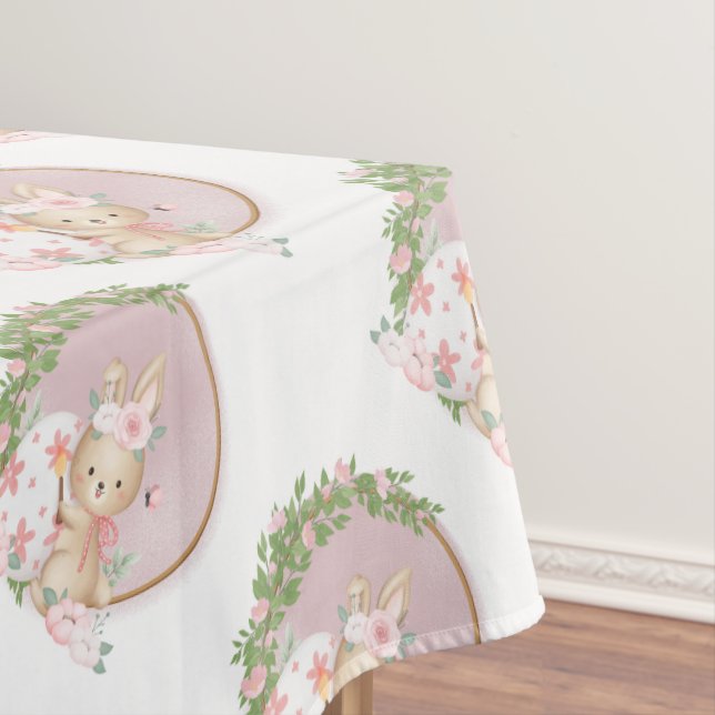 Mantel Easter Bunny at Garde Tablecloth (In Situ)