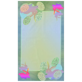 Mantel Easter Bunny & Eggs Tablecloth