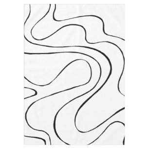 Mantel Ebb y Flow 2 - Blanco y negro