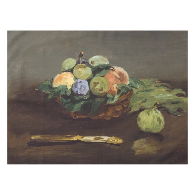 Mantel Edouard Manet - Canasta de Frutas (Frente (Horizontal))
