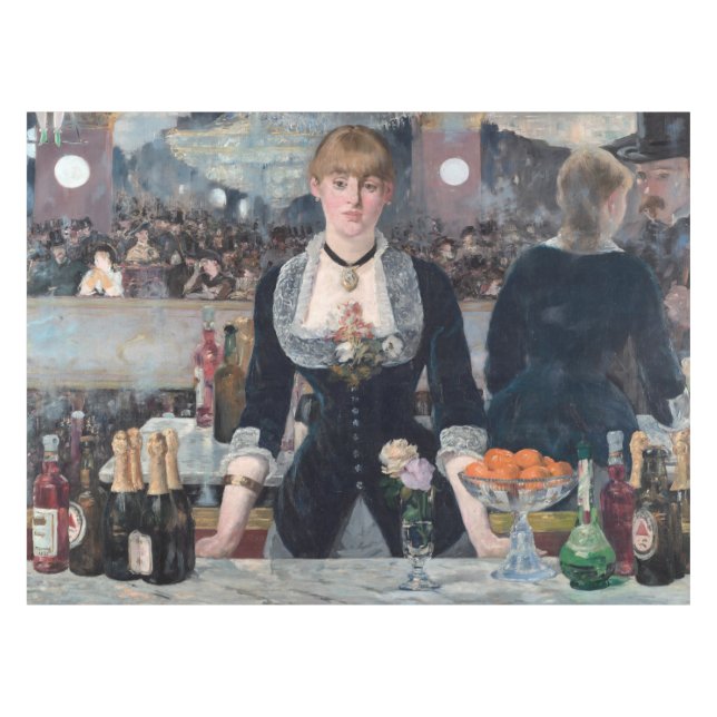 Mantel Edouard Manet - Un bar en el Folies-Bergere (Frente (Horizontal))