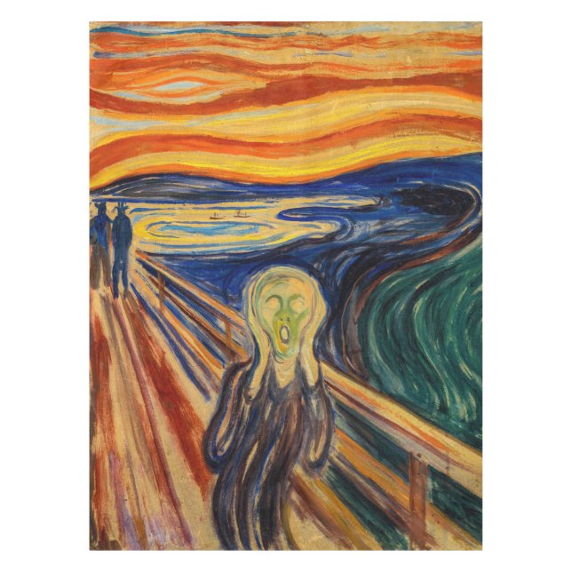 Mantel Edvard Munch - El Grito 1910 (Anverso)