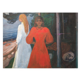 Mantel Edvard Munch - Rojo y Blanco