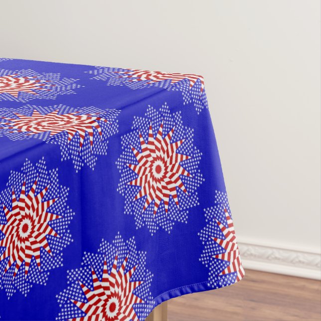 Mantel EE.UU. FLAG-TEABAG FOLDING S10B-52x70 TABLECLOTH (In Situ)