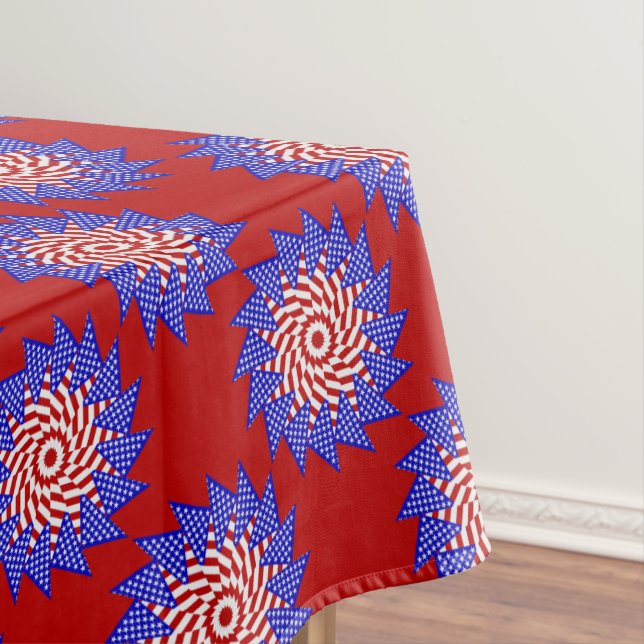 Mantel EE.UU. FLAG-TEABAG FOLDING S12R-52x70 TABLECLOTH (In Situ)