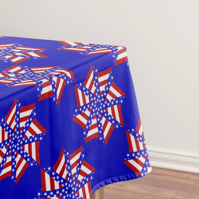 Mantel EE.UU. FLAG-TEABAG FOLDING S14B-52x70 TABLECLOTH (In Situ)