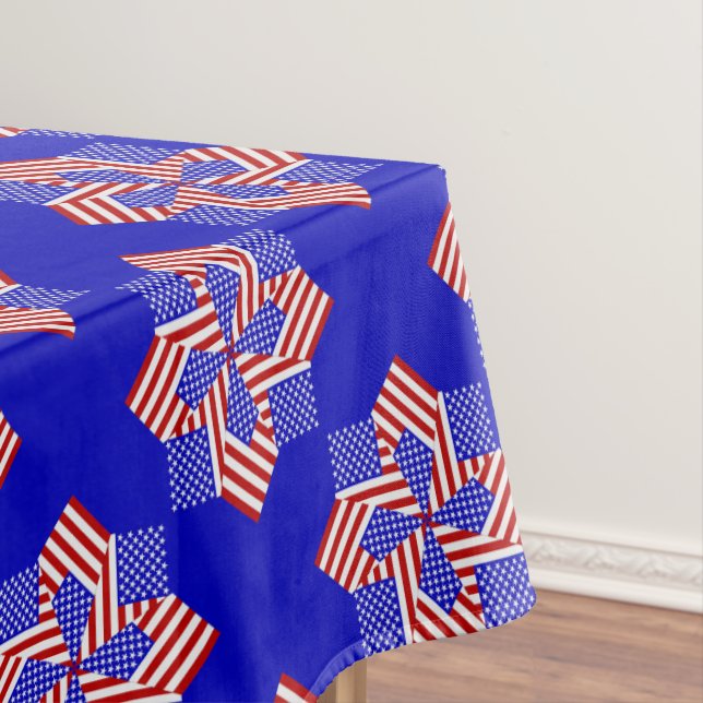 Mantel EE.UU. FLAG-TEABAG FOLDING S9B-52x70 TABLECLOTH (In Situ)